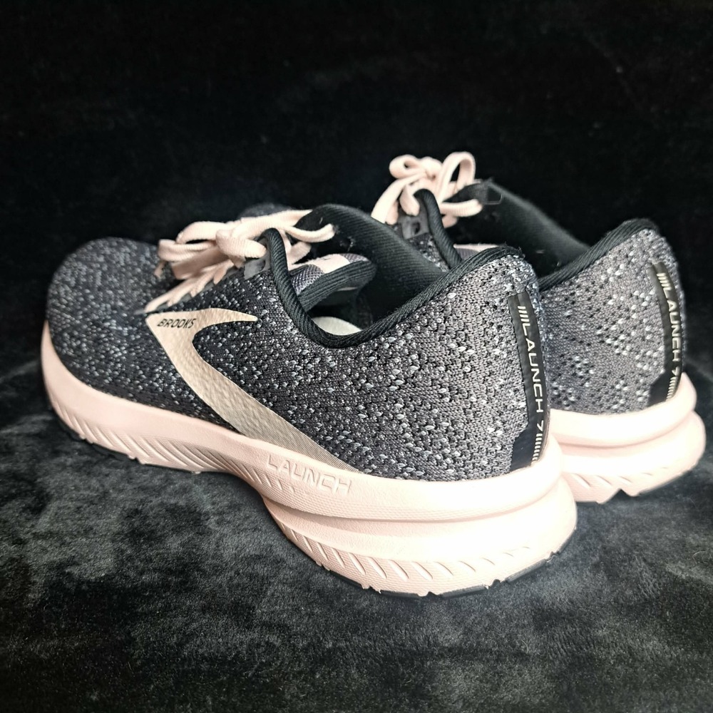 Brooks Launch 7 Running Athletic Shoes Gray/Pink Women's Sz 8.5 US (1203221B062) - Picture 6 of 11